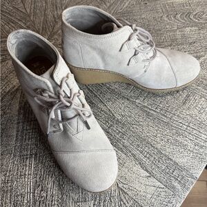 TOMS wedge ankle boots